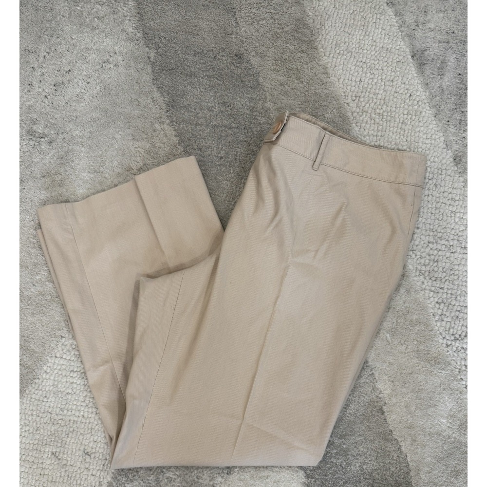 Women's Size 20 Apostrophe Dress Pants Neutral Taupe Straight Leg Flat Front